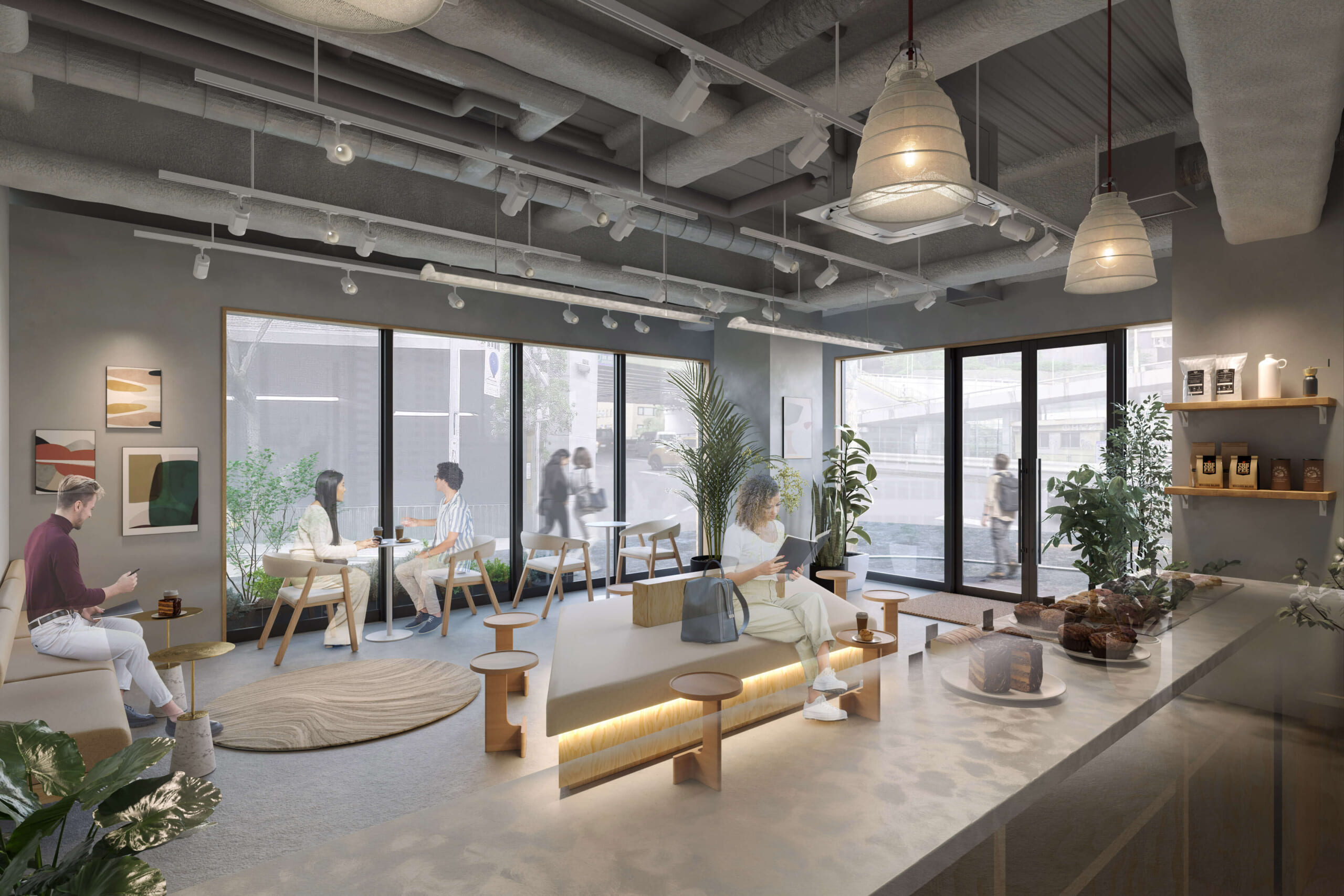 ▲1Fショップ区画 入居イメージ