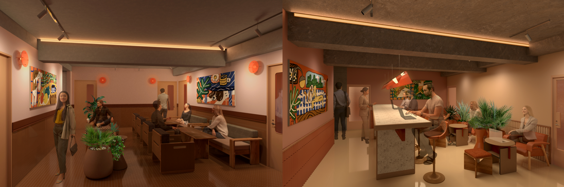 ▲3F/4F共用ラウンジイメージ