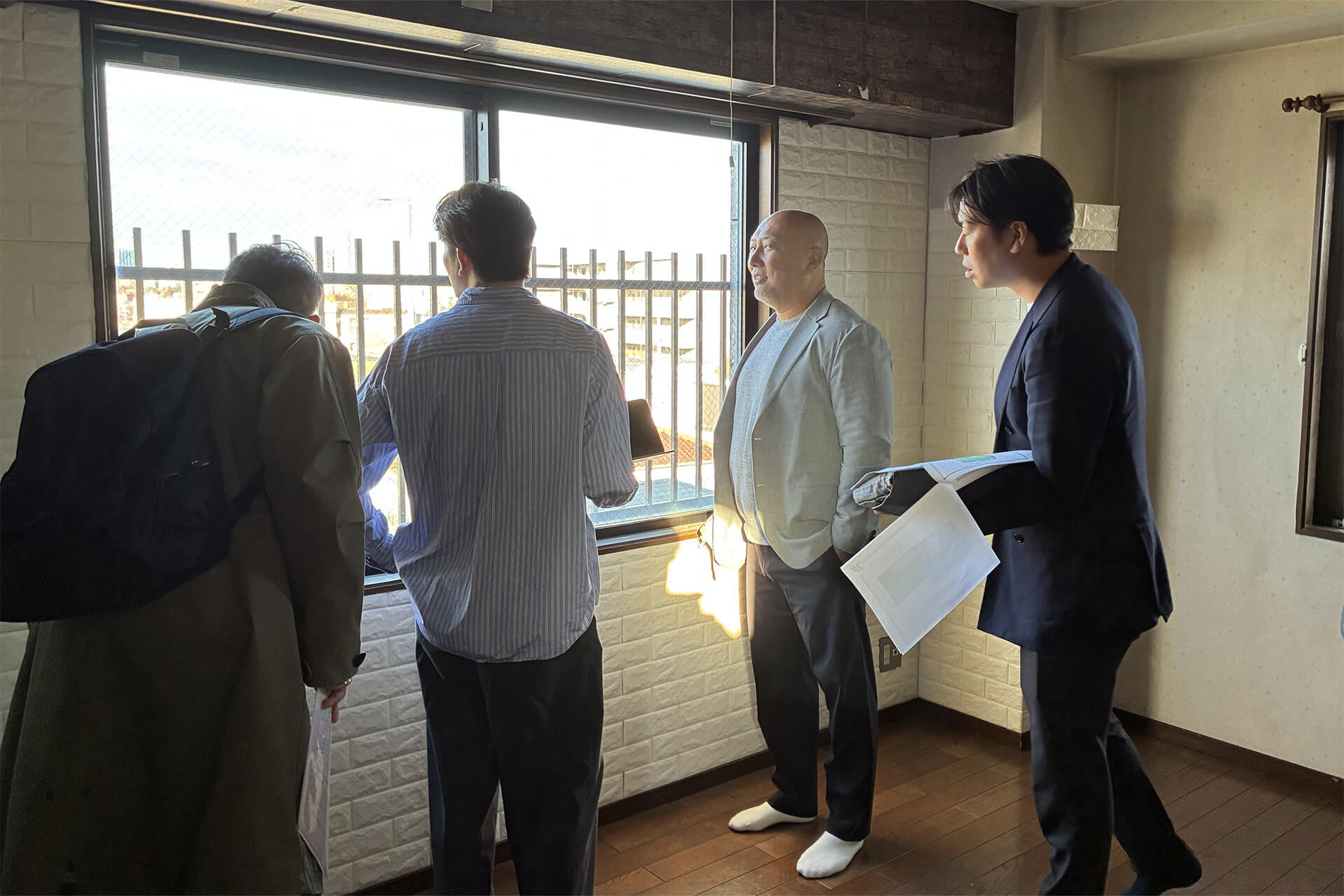 ▲チームによる仕入れ時の現地調査